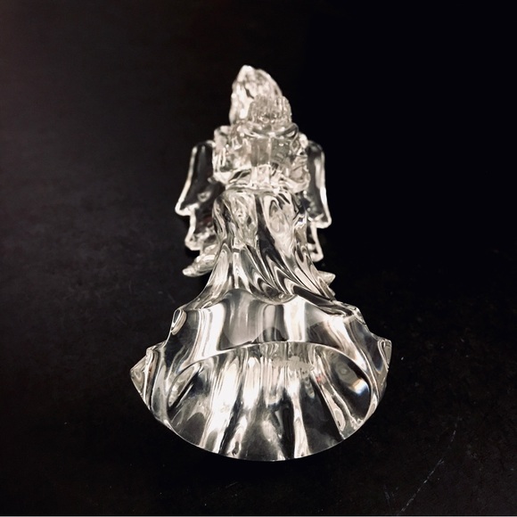 Waterford Crystal ANGEL OF HOPE 7.5” 136395 Open Hands Vintage 1980s - Picture 13 of 14